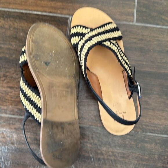 Marc Fisher  Lonnie Slingback Sandal in Black/Cream sz 10M - Picture 6 of 9